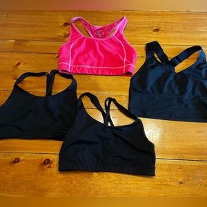 3 Sports Bras (Old Navy)